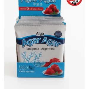 Agar Agar Gelatina Vegeta s/TACC 12unid x10g polvo