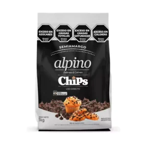 Chips chocolate Alpino Negro x1Kg